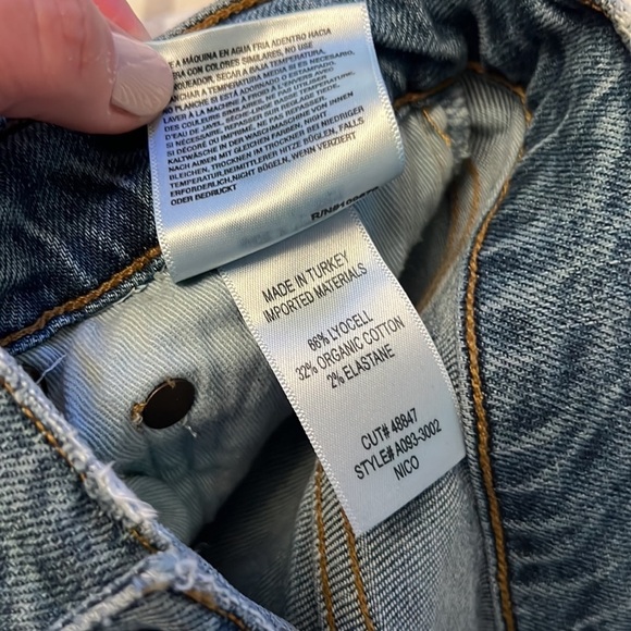 AGOLDE NICO High Rise Straight Crop Jeans - Picture 9 of 9